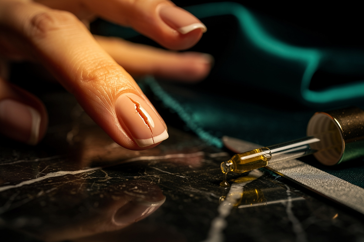 Pourquoi mon ongle se fend toujours au même endroit ?
