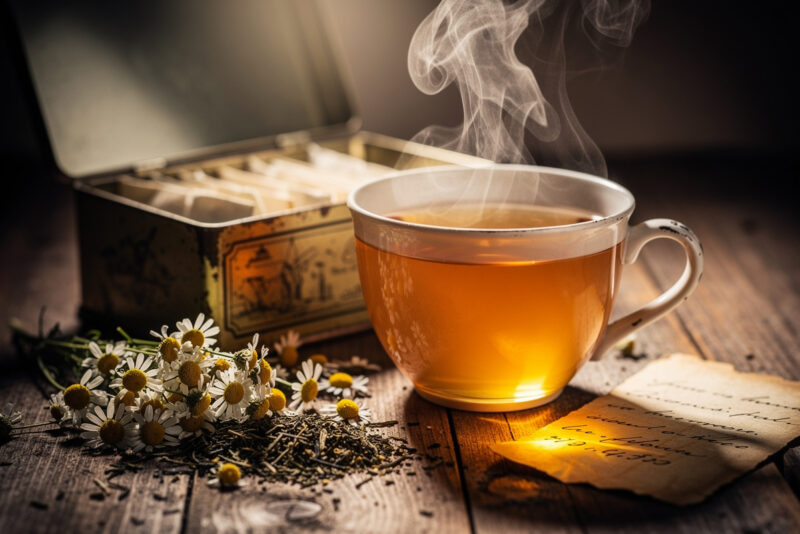 Tisane de camomille périmée : peut-on encore la boire ?