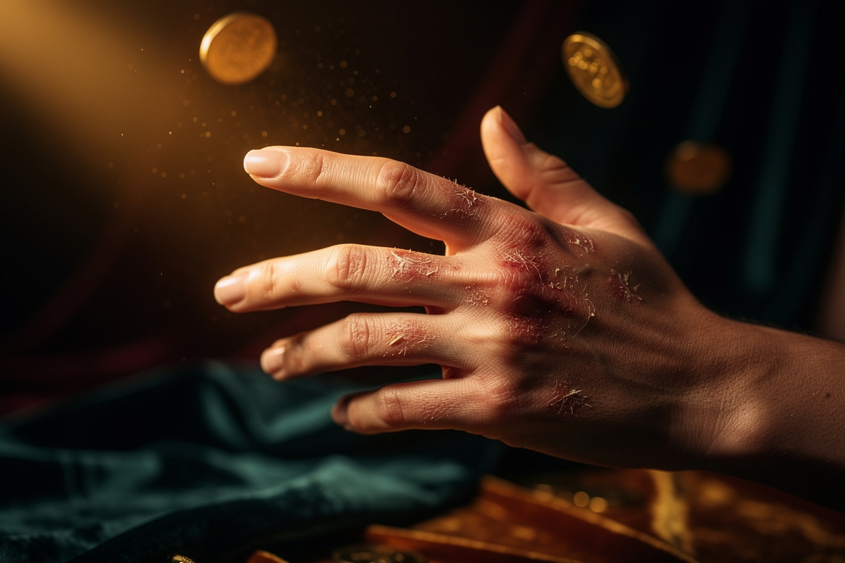 Main droite qui gratte : signification, causes et solutions