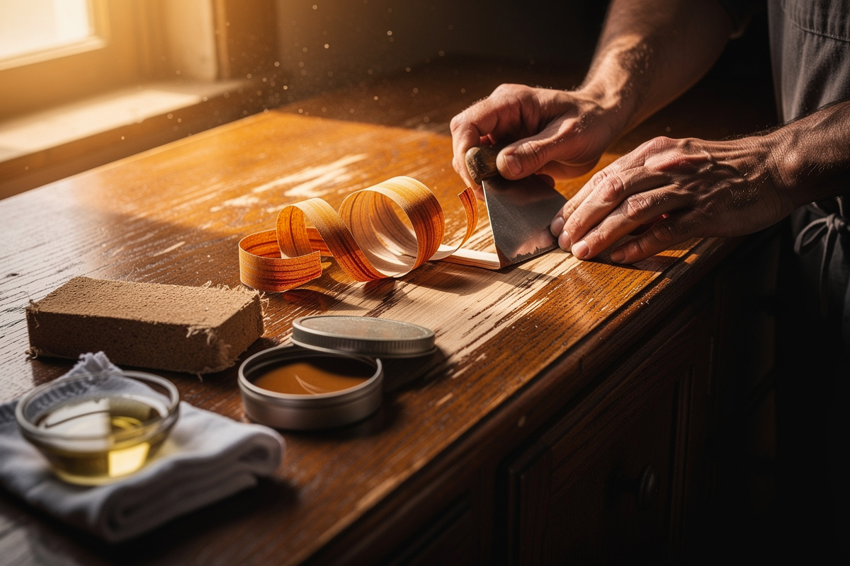 Restaurer un meuble en bois sans ponceuse : le guide complet