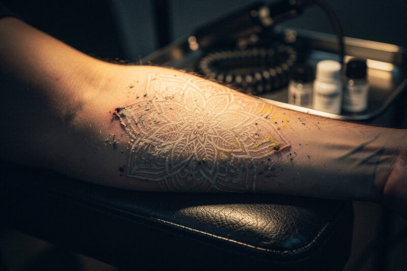 Tatouage blanc : la vérité sur sa dégradation et les alternatives