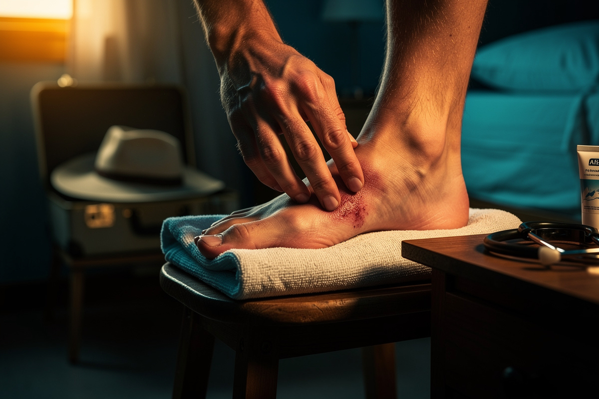 Pied droit qui gratte : signification ou signal d’alerte ?