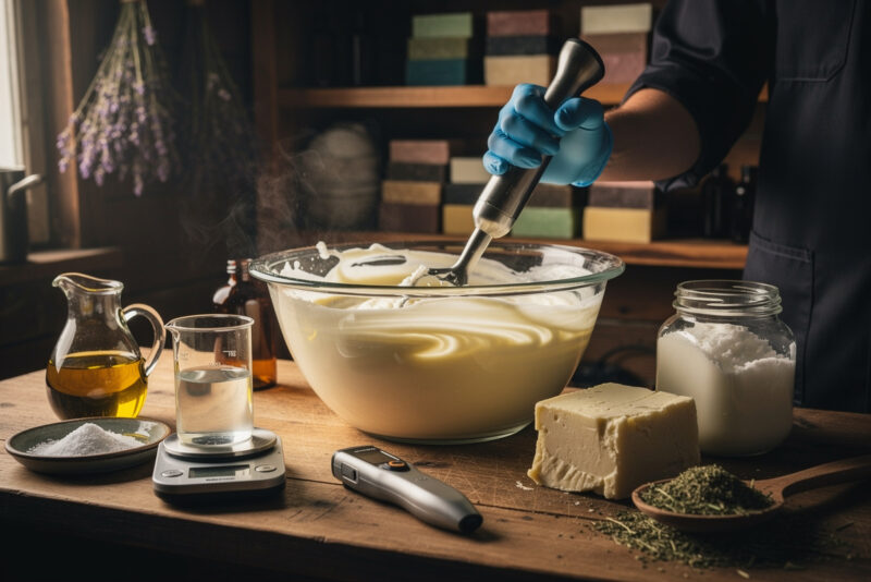 Saponification à froid : erreurs à éviter pour un savon réussi